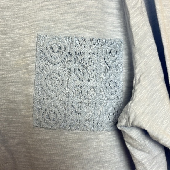 Chico's Cam Crochet-Inset Tee - Picture 6 of 12